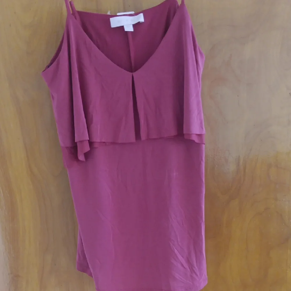 Anthropologie Pink Asymmetrical Tiered Camisole - Picture 4 of 5